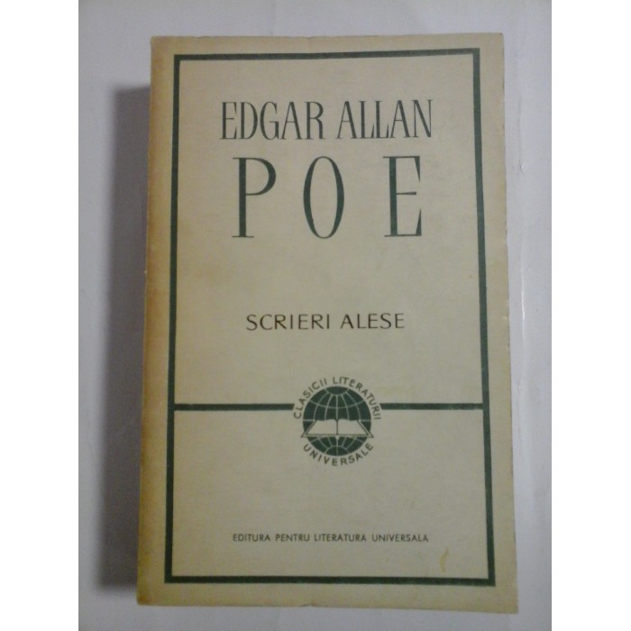 SCRIERI  ALESE  -  EDGAR  ALLAN  POE  